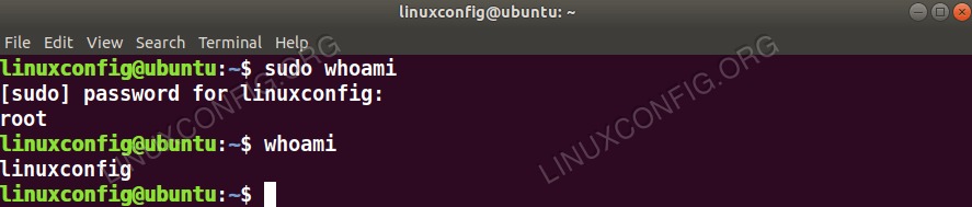 how to use sudo command on GNU/Linux system