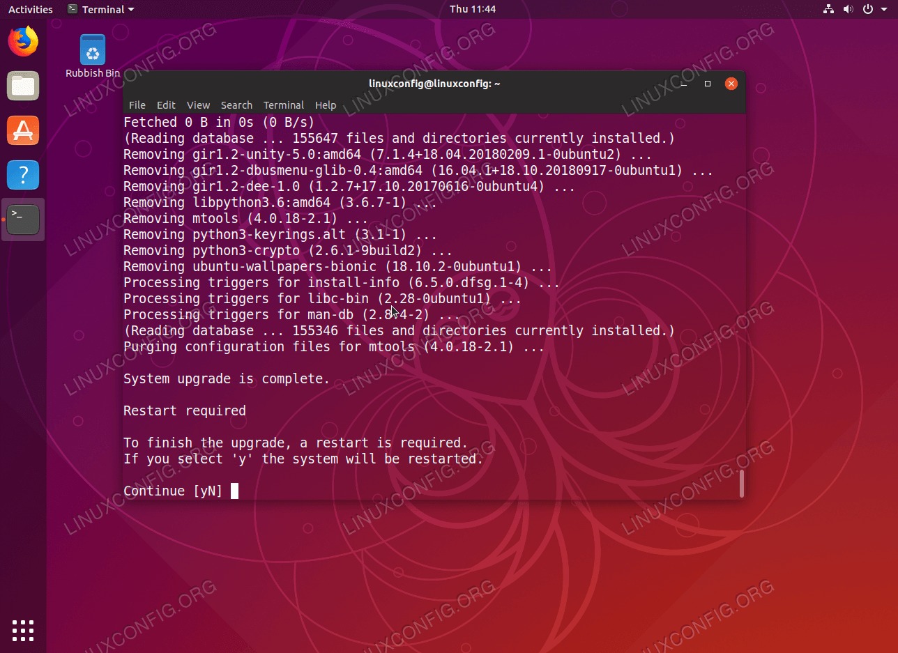 Completed upgrade from Ubuntu 18.10 to Ubuntu 19.04