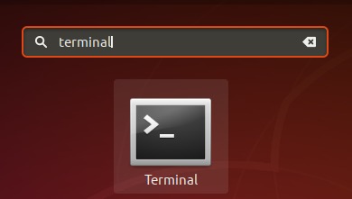 Open Ubuntu Terminal