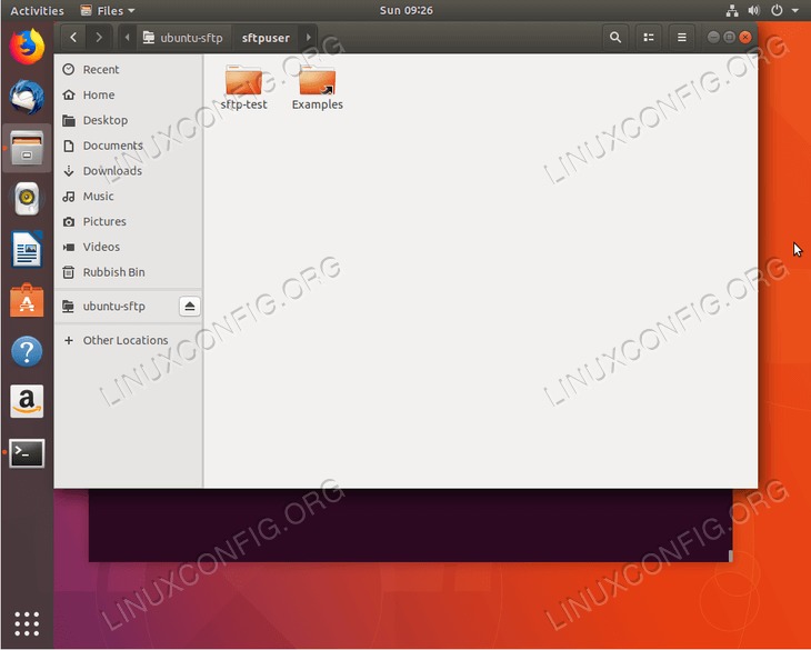 SFTP server home directory on Ubuntu 18.04 Bionic Beaver