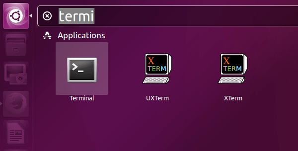  Ubuntu Xenial Xerus 16.04 open terminal unity dash search