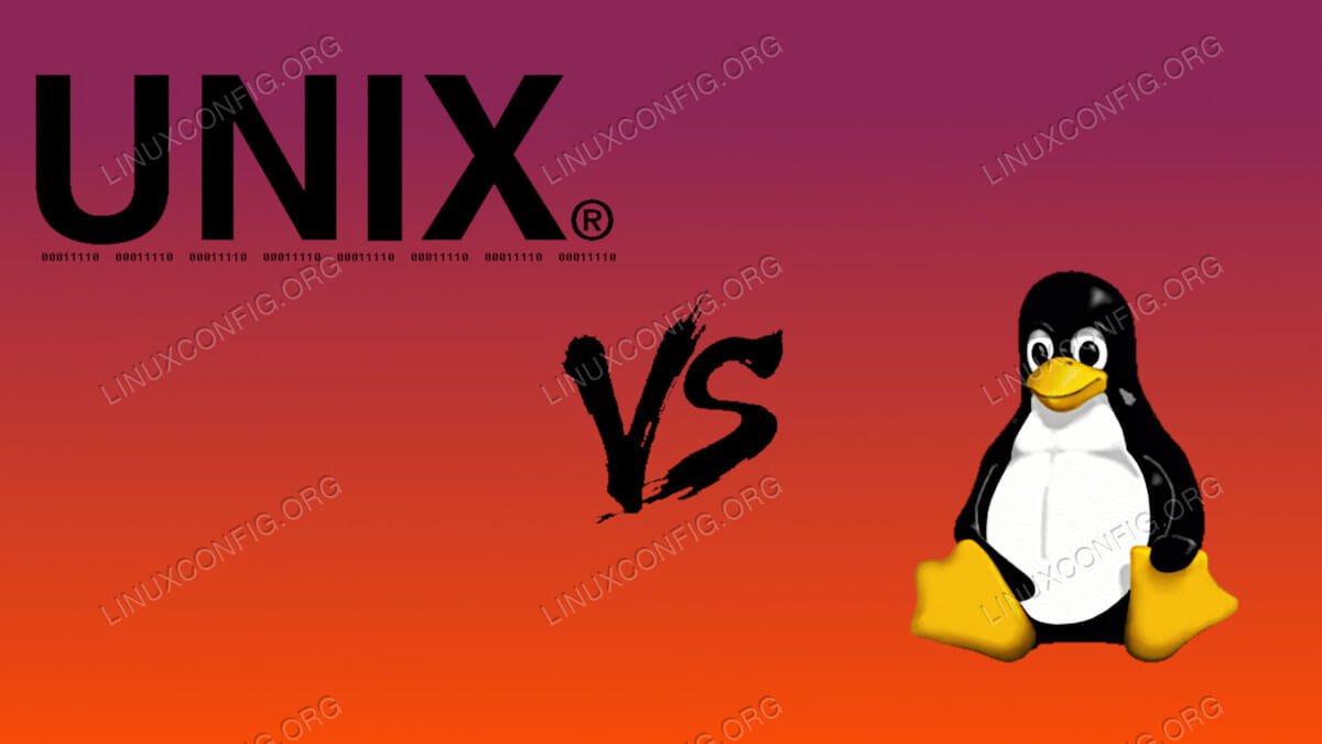 Unix Vs Linux