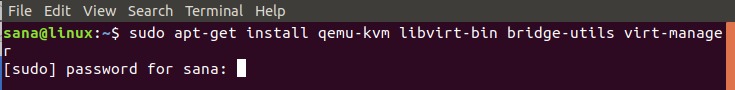 Installing KVM with apt