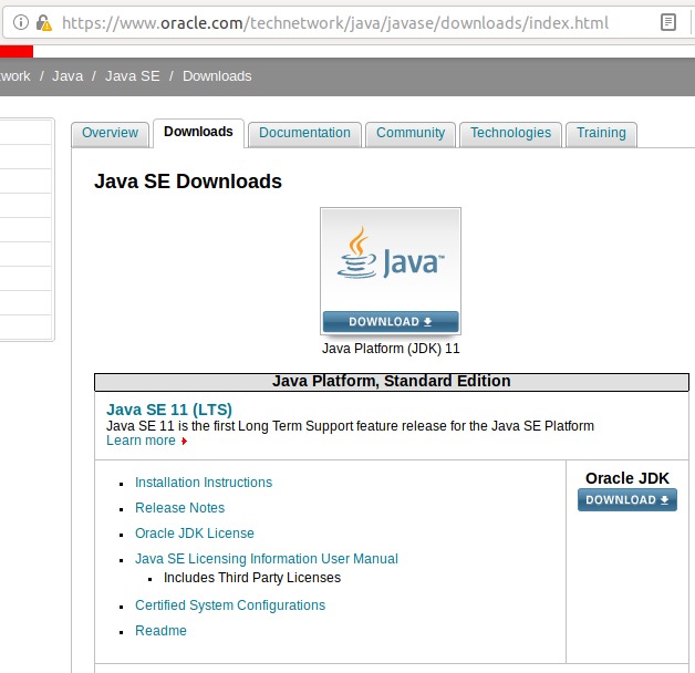 Download Oracle Java