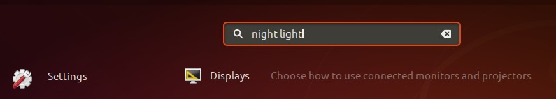 Search for night light