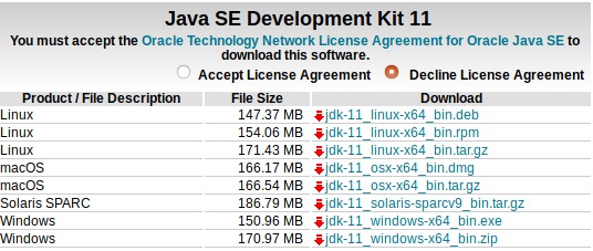 Java SE Development Kit 11