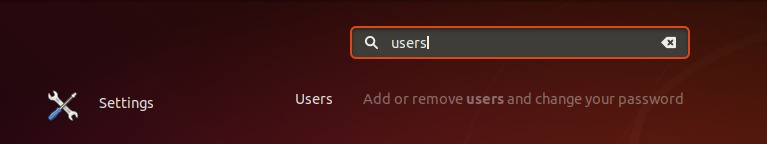 Users settings