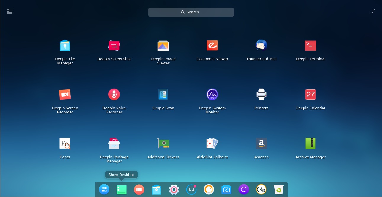 Deepin Desktop on Ubuntu Linux