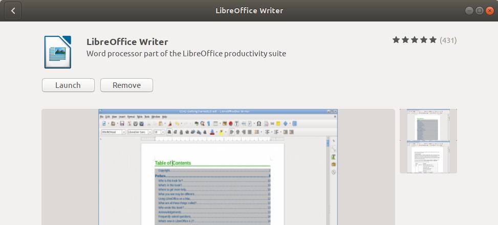 Libreoffice Writer