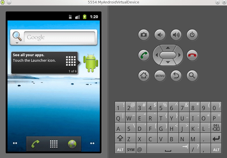 android application launcher 