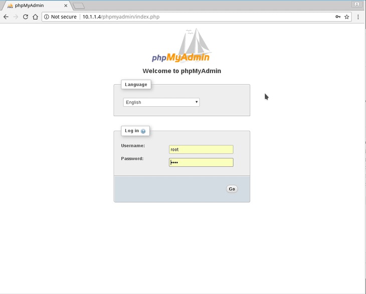 install - login to phpMyAdmin on Ubuntu 18.04