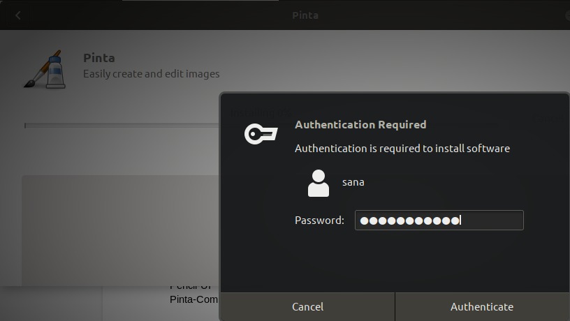 Authenticate as admin