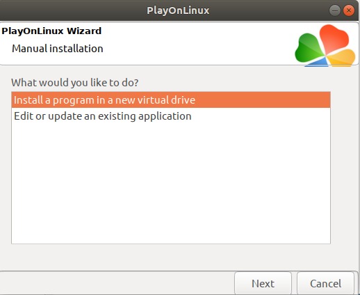 Install on new virtual drive