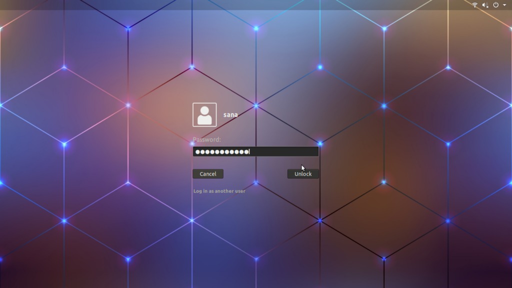 Customized Ubuntu Lock Screen