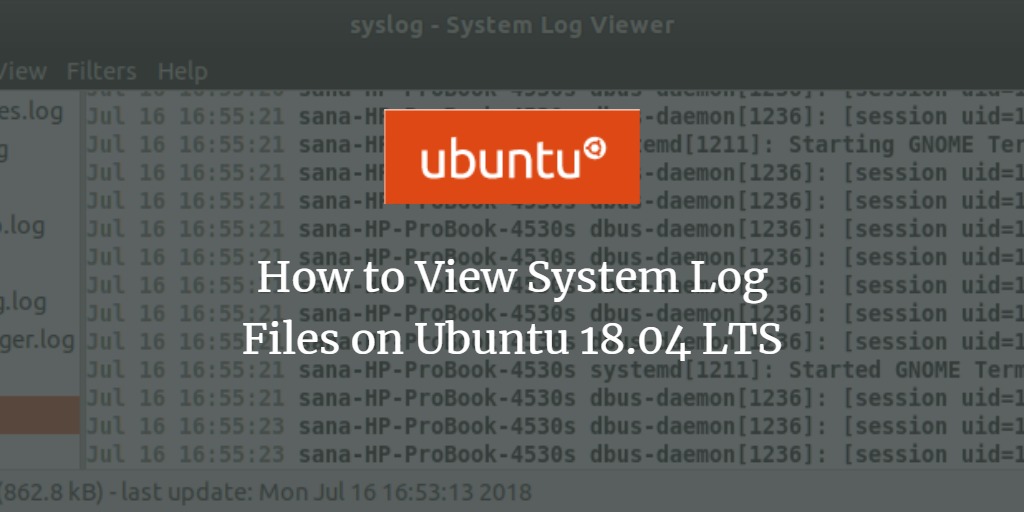 View System Log Files on Ubuntu