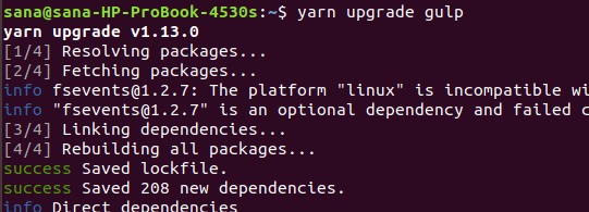 Upgrade dependency