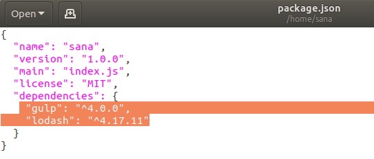 Updated package .json file