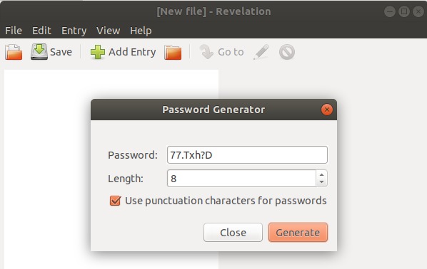 Revelation password Generator