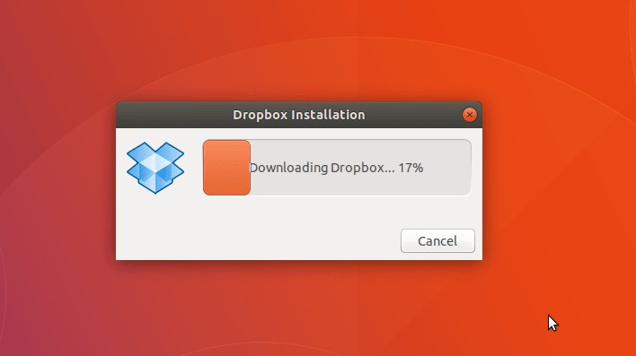 download dropbox - ubuntu 18.04 bionic beaver