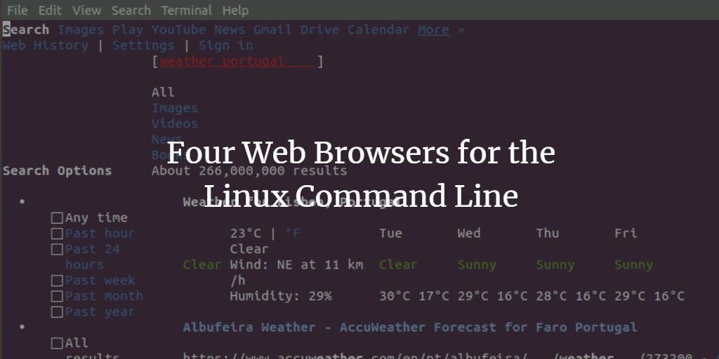 Linux Command Line Browser