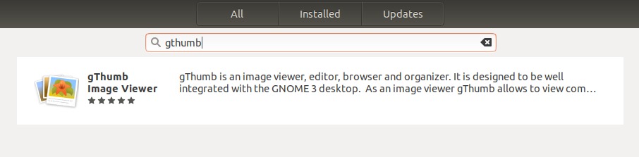 Install gThumb on the Desktop