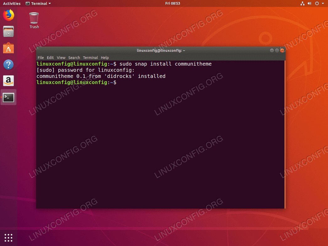 install Communitheme on Ubuntu 18.04