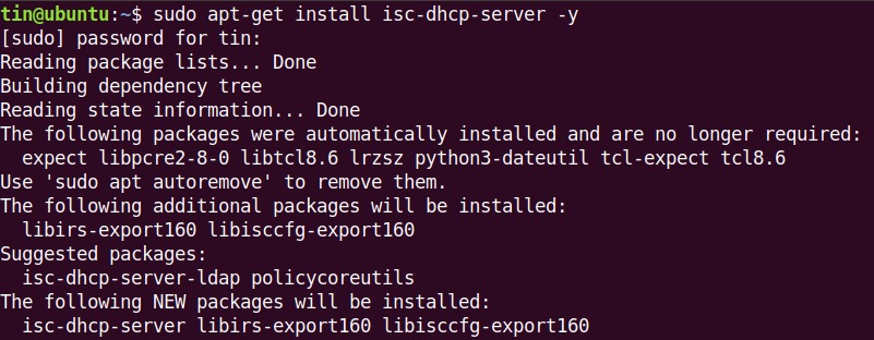 Install DHCP Server