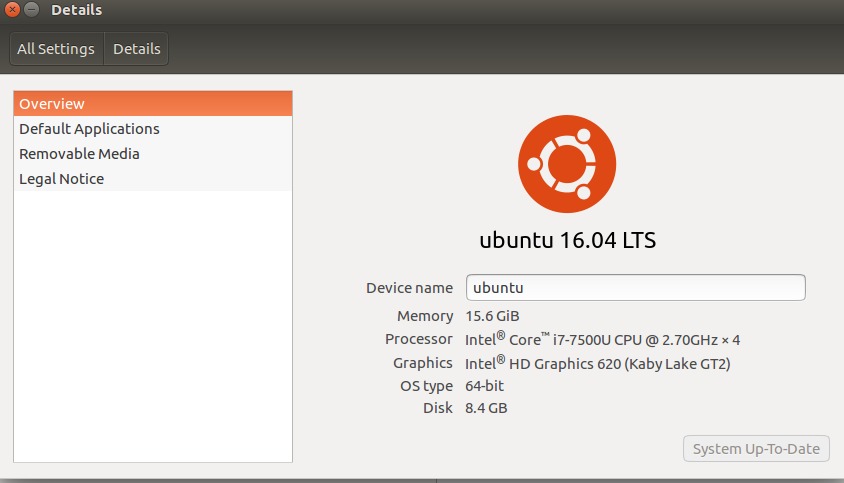 Show Ubuntu Version in GUI