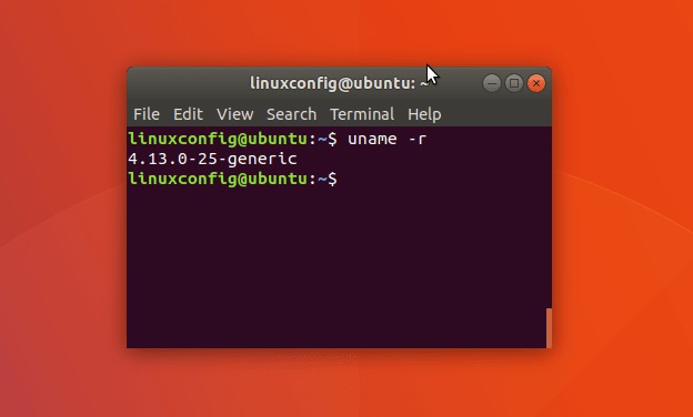 How to obtain kernel version information on Ubuntu 18.04 Bionic Beaver Linux