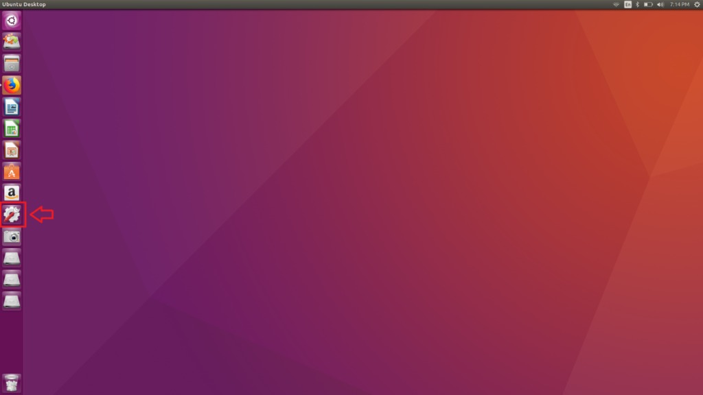 Open Ubuntu System Settings
