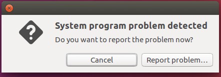 Ubuntu Error reporting