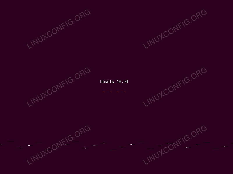 Ubuntu 18.04 installation wizard
