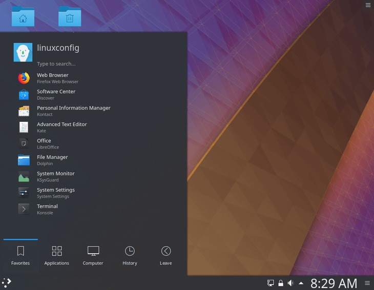 KDE Plasma Desktop on Ubuntu 18.04