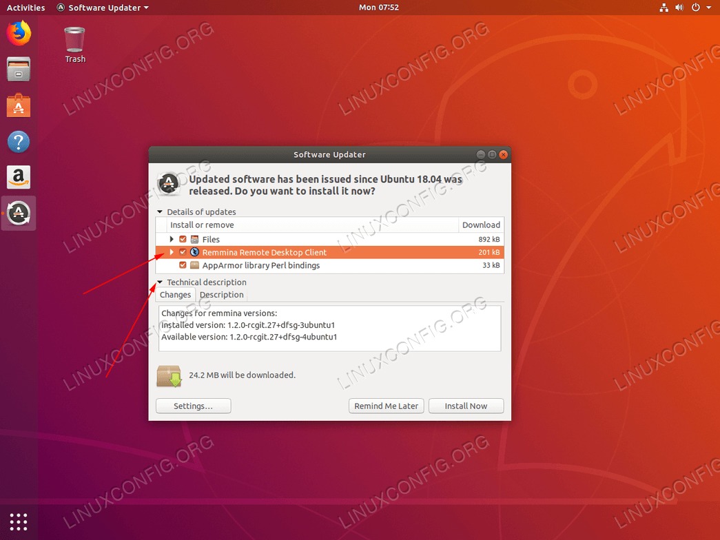 Ubuntu update - select or deselect individual packages scheduled for update