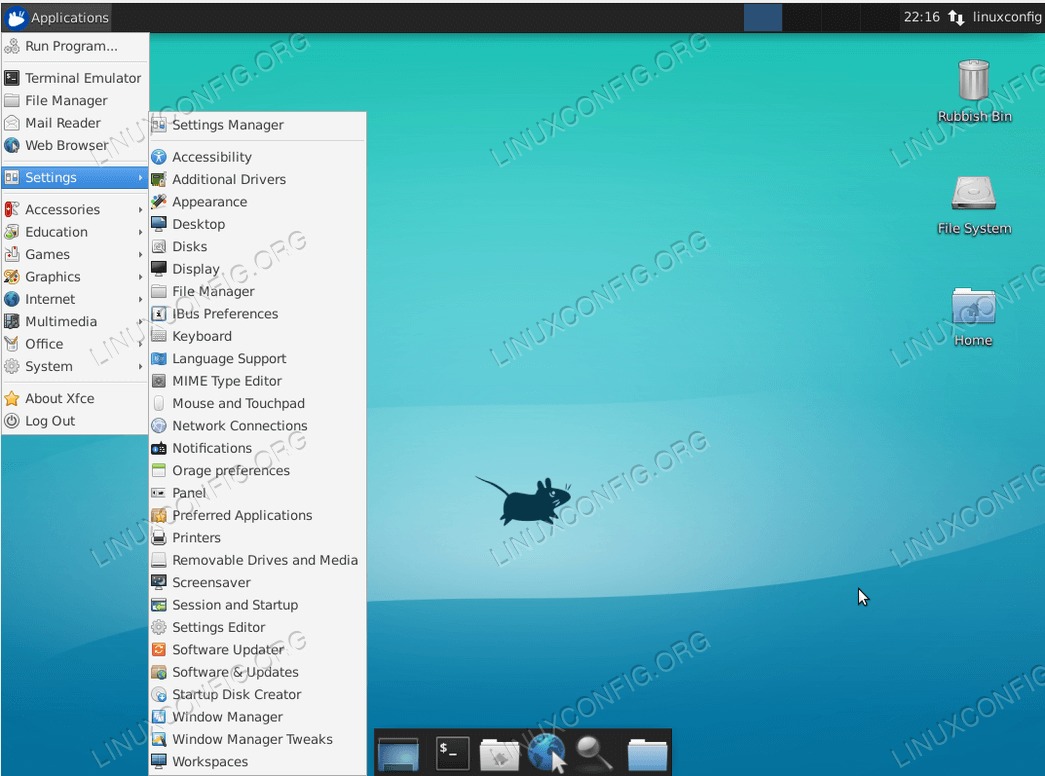 Xfce Desktop on Ubuntu 18.04