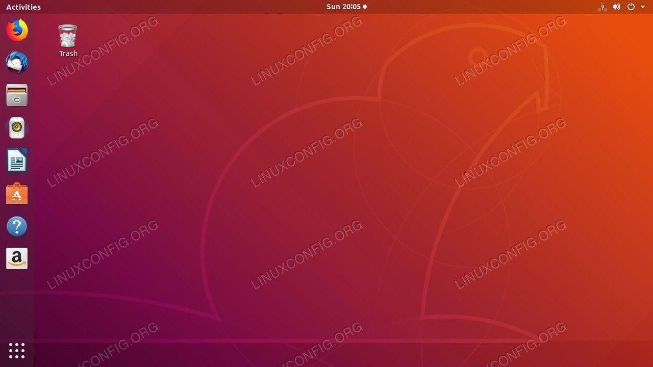 Ubuntu GNOME Desktop