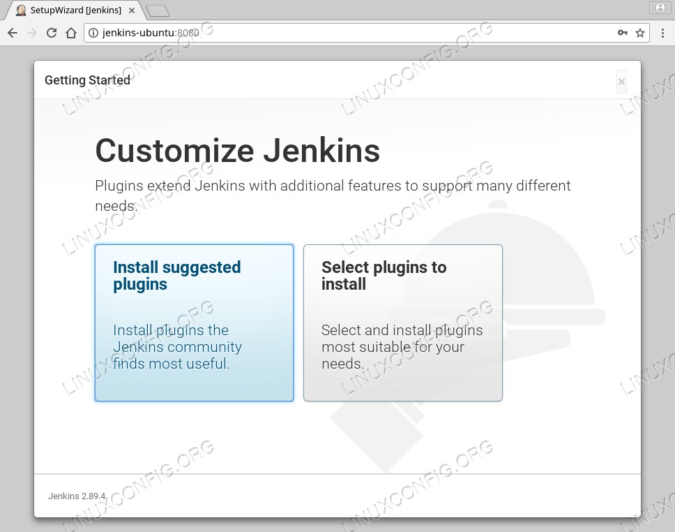 Jenkins Server successfully installed - Ubuntu 18.04 Bionic Beaver