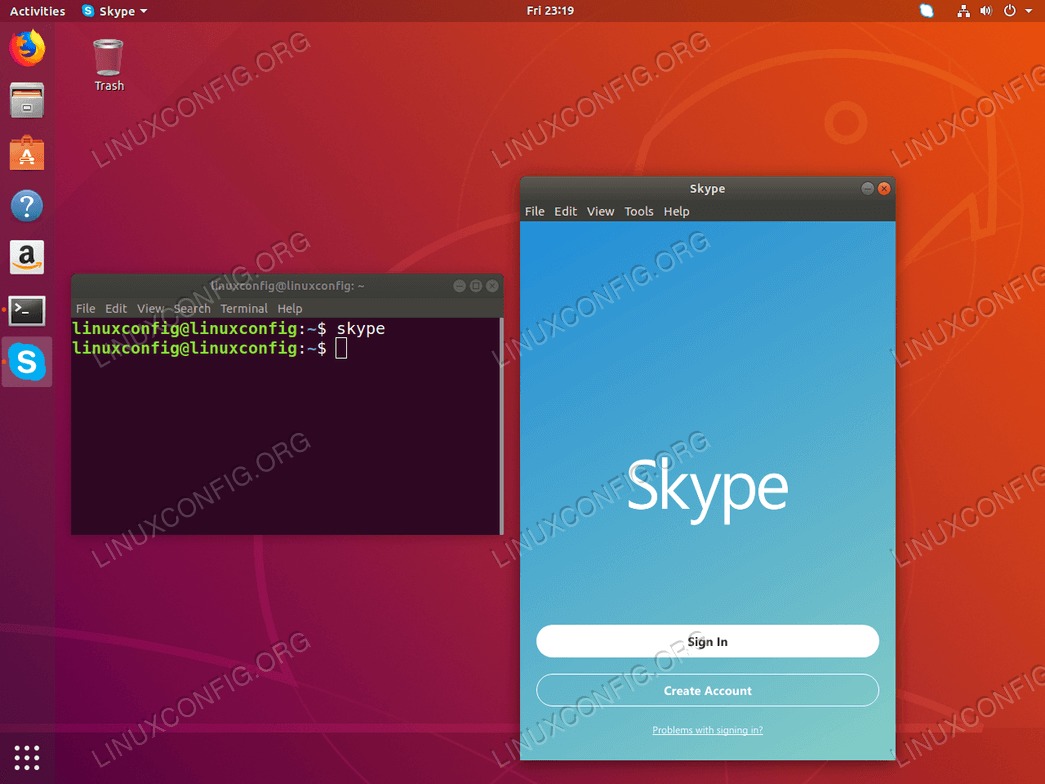install Skype on Ubuntu 18.04 Bionic Beaver Linux
